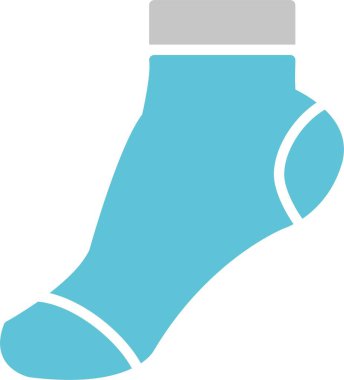 Çorap Kabartması İki Renk Simgesi