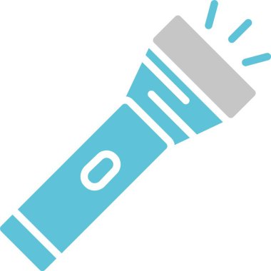 Flashlight Glyph İki Renk Simgesi