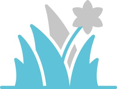 Çimen Kabartması İki Renk Simgesi