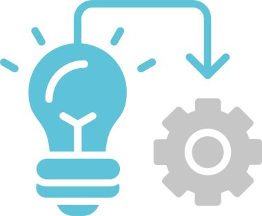 Uygulama Kabartması İki Renk Simgesi