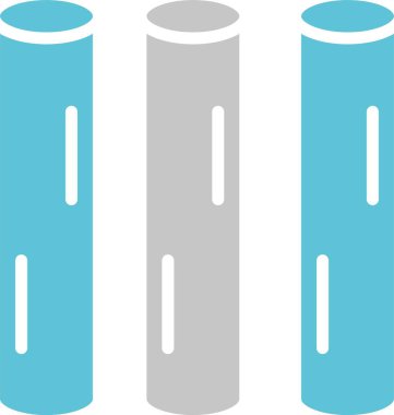 Tebeşir İşareti İki Renk Simgesi