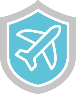 Sigorta Kabartması İki Renk Simgesi