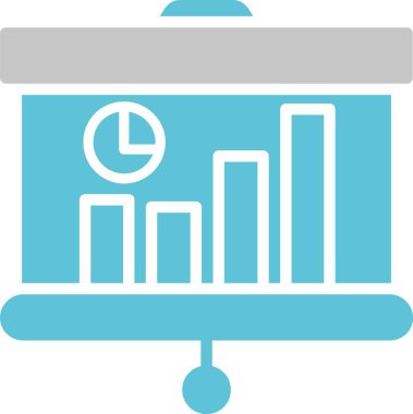 İstatistikler İki Renk Simgesi