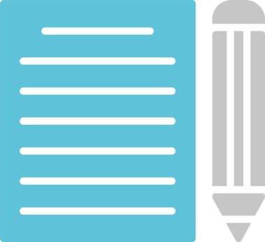 Kağıt Kabartma İki Renk Simgesi