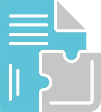 Strateji Vektörü İki Renk Simgesi