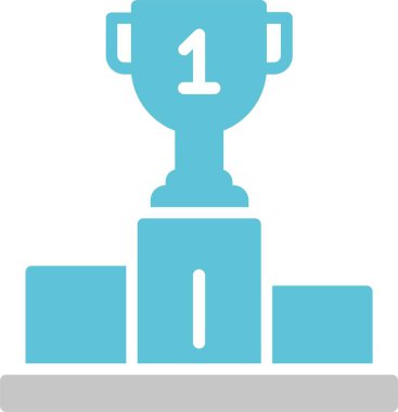 Rekabet Sembolü İki Renk Simgesi