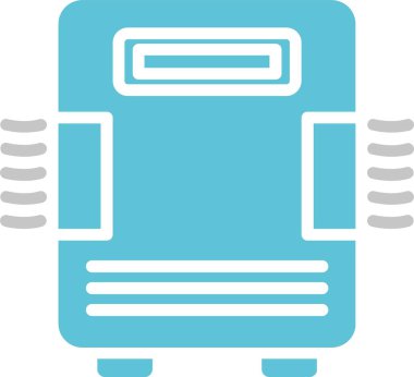 Hava Temizleyici Kabartma İki Renk Simgesi