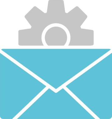 Posta Kabartması İki Renk Simgesi