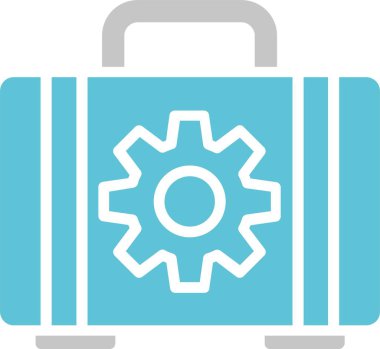 Çanta Kabartması İki Renk Simgesi