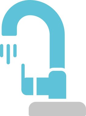 Musluk Kabartması İki Renk Simgesi