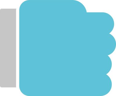 El Hareketi Kabartması İki Renk Simgesi