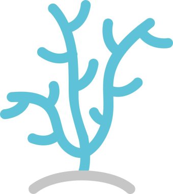 mercan Kabartması İki Renk Simgesi