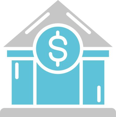 Banka Kabartması İki Renk Simgesi