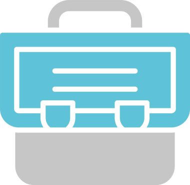 Çanta Kabartması İki Renk Simgesi