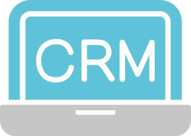 CRM Glyph İki Renk Simgesi