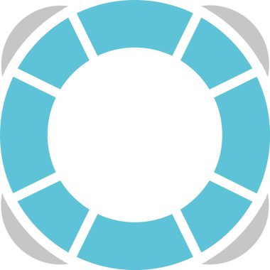 İki Renk Simgesini Yüzdür