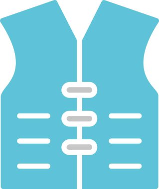 Can yeleği Glyph İki Renk Simgesi