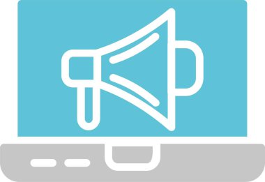 Pazarlama Kabartması İki Renk Simgesi