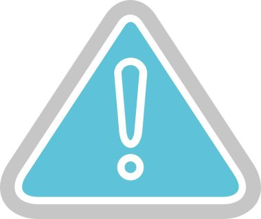 İki Renk Simgesini Uyarı