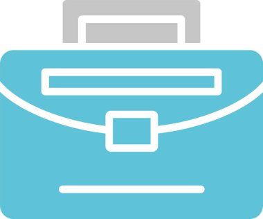 Çanta Kabartması İki Renk Simgesi