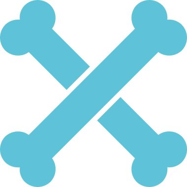 Kemik Kabartması İki Renk Simgesi