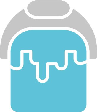 Boya Kutusu İki Renk Simgesi