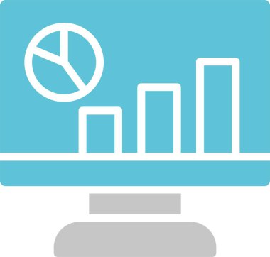 Analitik Kabartma İki Renk Simgesi