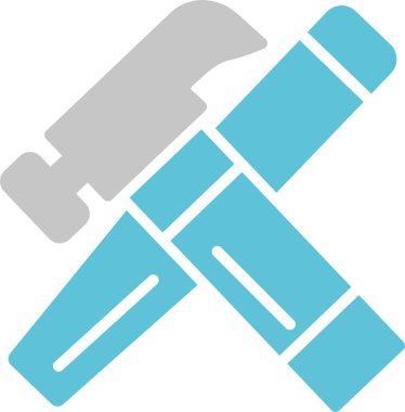 Keski İşareti İki Renk Simgesi