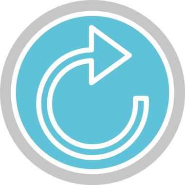 Ok Kabartmasını İki Renk Simgesini Yeniden Yükle