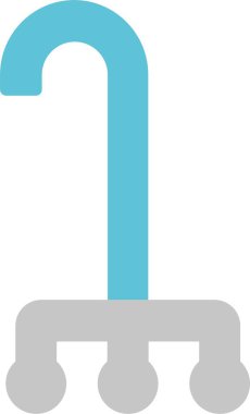 Yürüyen Çubuk Kabartması İki Renk Simgesi