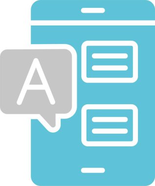 Uygulama Kabartması İki Renk Simgesi