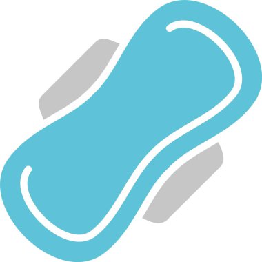 Pad Kabartma İki Renk Simgesi