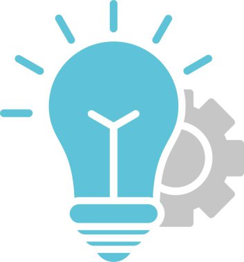 Fikir Kabartması İki Renk Simgesi