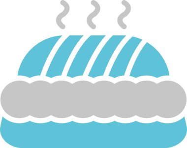 Turta Kabartması İki Renk Simgesi