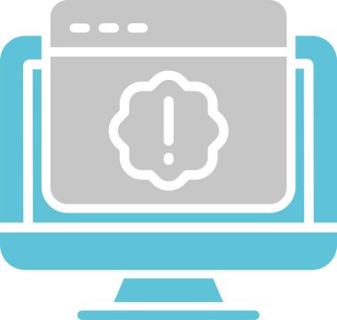 İki Renk Simgesini Uyarı