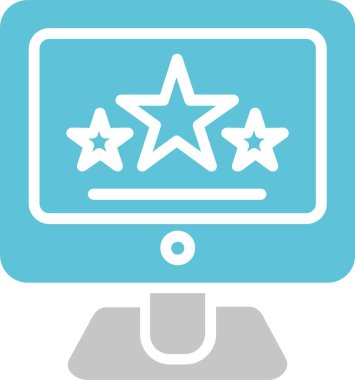 Geribildirim Kabartması İki Renk Simgesi