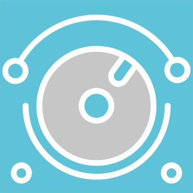 Loş Kabartma İki Renk Simgesi