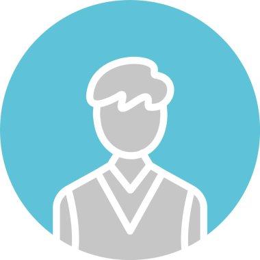 Kişisel Kabartma İki Renk Simgesi