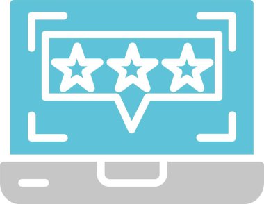 Beğeni Kabartması İki Renk Simgesi