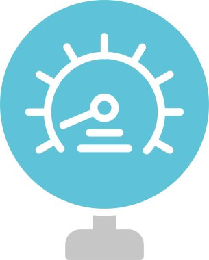 Metre Kabartması İki Renk Simgesi