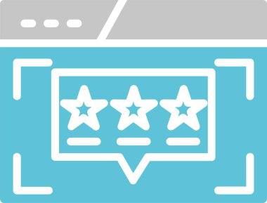 Beğeni Kabartması İki Renk Simgesi