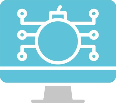 Bomba Kabartması İki Renk Simgesi