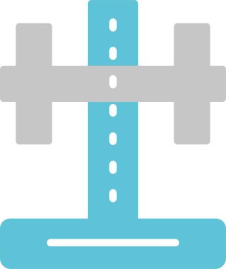 LCD Stand Kabartma İki Renk Simgesi