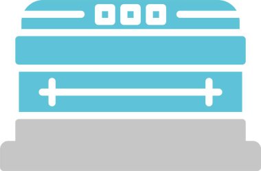 Cenaze Kabartması İki Renk Simgesi