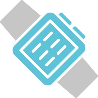 Akıllı Saat İki Renk Simgesi Simgesi