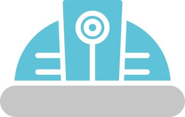 Miğfer Kabartma İki Renk Simgesi