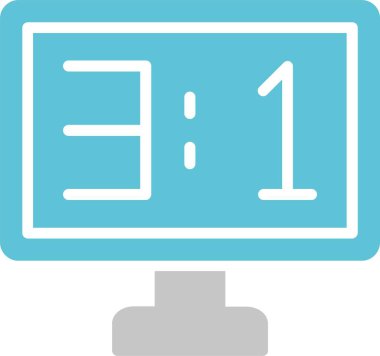 Puan Tablosu İki Renk Simgesi Simgesi