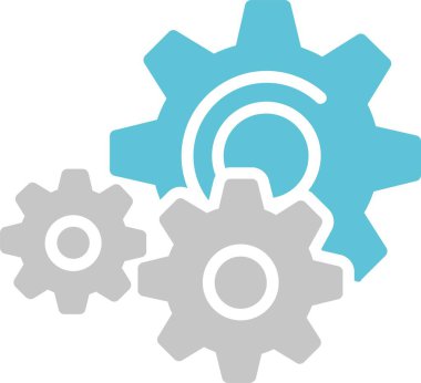 Cogwheel Glyph İki Renk Simgesi