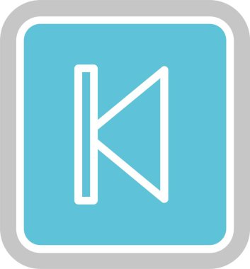 Geri Kabartma İki Renk Simgesi