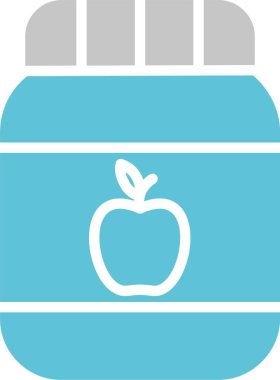 Jar Glyph İki Renk Simgesi